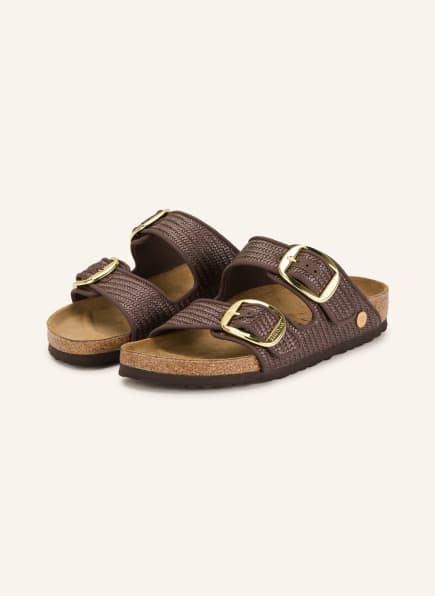 BIRKENSTOCK Pantoletten ARIZONA BIG BUCKLE RAFFIA