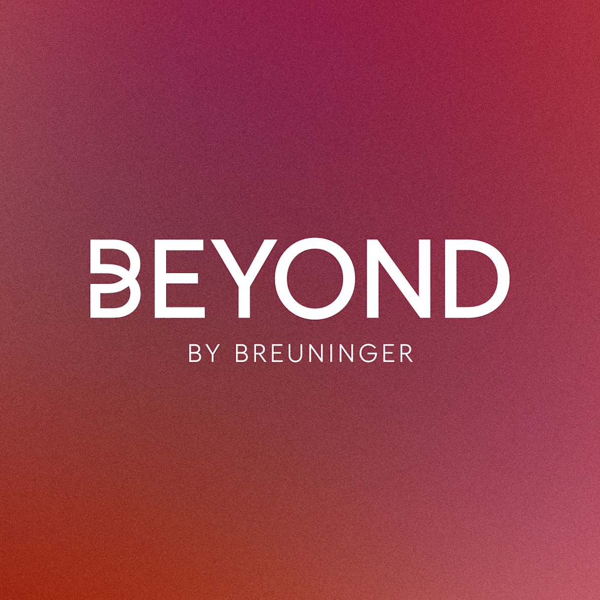 Illustration von stilvoll gekleideten Personen. Im Zentrum steht der Schriftzug 'BEYOND by Breuninger' auf einem orangenen Hintergrund.